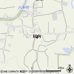 徳島県徳島市八多町居内周辺の地図