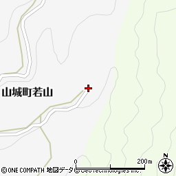 徳島県三好市山城町若山491周辺の地図