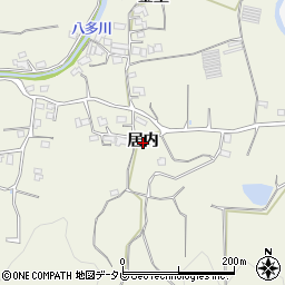 徳島県徳島市八多町（居内）周辺の地図