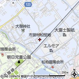 市営村松団地周辺の地図