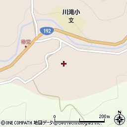 愛媛県四国中央市川滝町下山1770周辺の地図