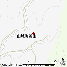 徳島県三好市山城町若山479周辺の地図