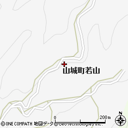 徳島県三好市山城町若山279周辺の地図