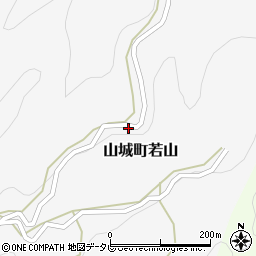 徳島県三好市山城町若山277周辺の地図