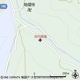 徳島県三好市井川町井内東18-9周辺の地図