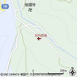 徳島県三好市井川町井内東18-8周辺の地図
