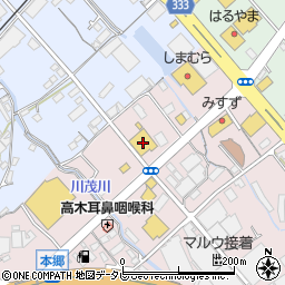 トヨタカローラ愛媛三島・川之江店周辺の地図