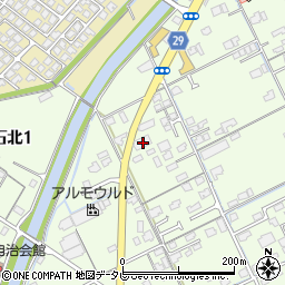 山口県宇部市中野開作241-7周辺の地図