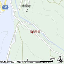 徳島県三好市井川町井内東18-2周辺の地図