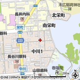山口生花店周辺の地図