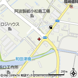 徳島県小松島市和田島町松田新田33周辺の地図