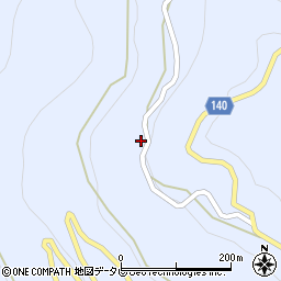 徳島県三好市井川町井内西2395周辺の地図