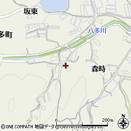 徳島県徳島市八多町森時33周辺の地図