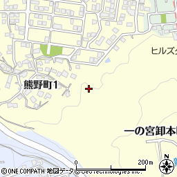 山口県下関市熊野町1丁目3周辺の地図