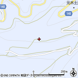 徳島県三好市井川町井内西1598周辺の地図
