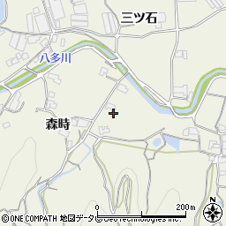 徳島県徳島市八多町森時108-1周辺の地図