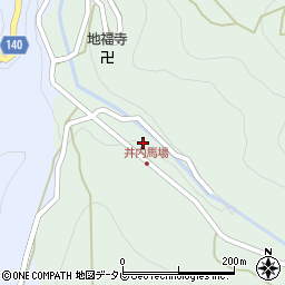 徳島県三好市井川町井内東8-1周辺の地図