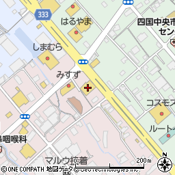 洋服の青山三島川之江店周辺の地図
