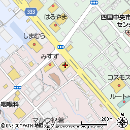 洋服の青山三島川之江店周辺の地図