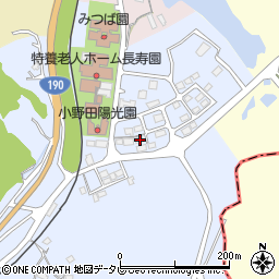 山口県山陽小野田市南中川町1317周辺の地図