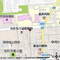 ファミリー薬局中川店周辺の地図