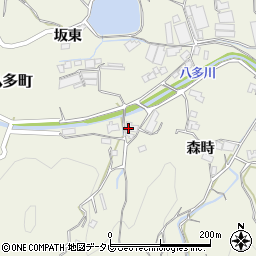 徳島県徳島市八多町森時36-1周辺の地図