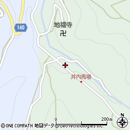 徳島県三好市井川町井内東4-7周辺の地図