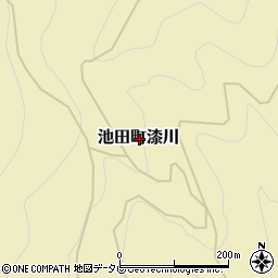 徳島県三好市池田町漆川周辺の地図