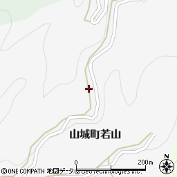 徳島県三好市山城町若山271周辺の地図