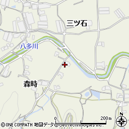 徳島県徳島市八多町森時110周辺の地図