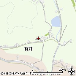 山口県光市三井有井周辺の地図