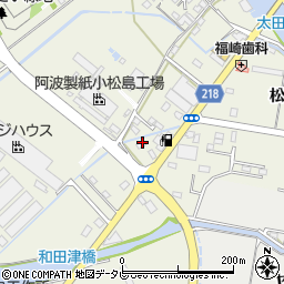 徳島県小松島市和田島町松田新田149周辺の地図