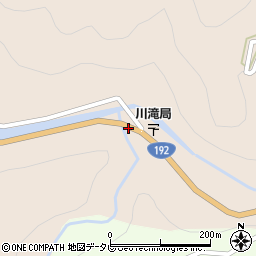 川滝局前周辺の地図