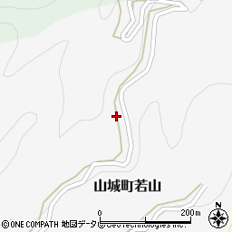 徳島県三好市山城町若山267周辺の地図