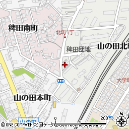 稗田県営住宅Ｋ１周辺の地図
