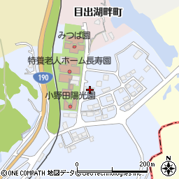 山口県山陽小野田市南中川町1321周辺の地図