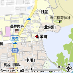 山口県山陽小野田市栄町3周辺の地図