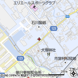 塩田理容店周辺の地図