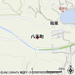 徳島県徳島市八多町周辺の地図