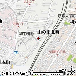 稗田県営住宅６号棟周辺の地図
