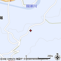 徳島県名東郡佐那河内村下坂手周辺の地図
