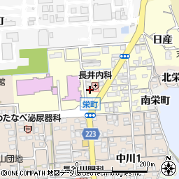 山口県山陽小野田市栄町7-43周辺の地図