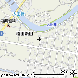 徳島県小松島市和田島町松田新田203周辺の地図