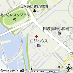 徳島県小松島市和田島町松田新田54周辺の地図