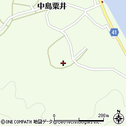 愛媛県松山市中島粟井185周辺の地図