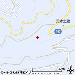徳島県三好市井川町井内西4148周辺の地図