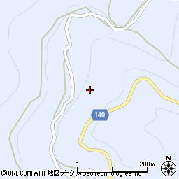 徳島県三好市井川町井内西2385周辺の地図