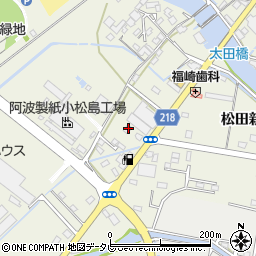 徳島県小松島市和田島町松田新田145周辺の地図