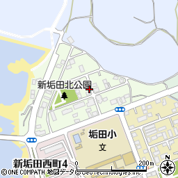 山口県下関市新垢田北町周辺の地図
