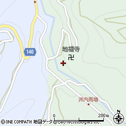 徳島県三好市井川町井内東2573周辺の地図